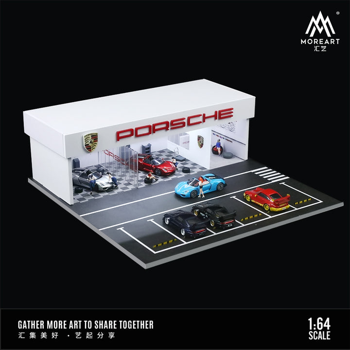 [Preorder] MoreArt 1:64 Porsche Shop Diorama