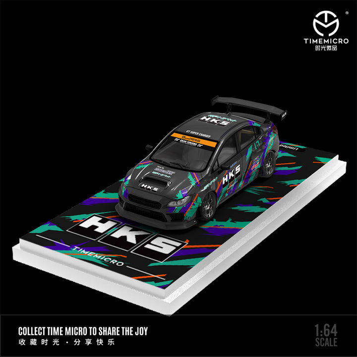 Time Micro 1:64 Subaru WRX-STI HKS Livery (2 Versions)