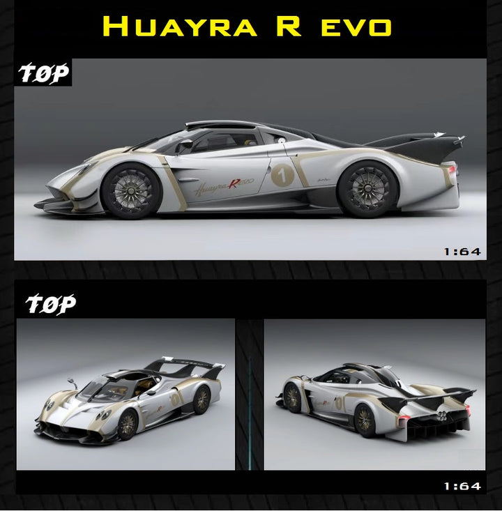 [Preorder] Top Models 1:64 Pagani Huayra R EVO Pearl White