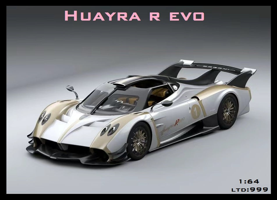 Top Models 1:64 Pagani Huayra R EVO Pearl White – Horizon Diecast