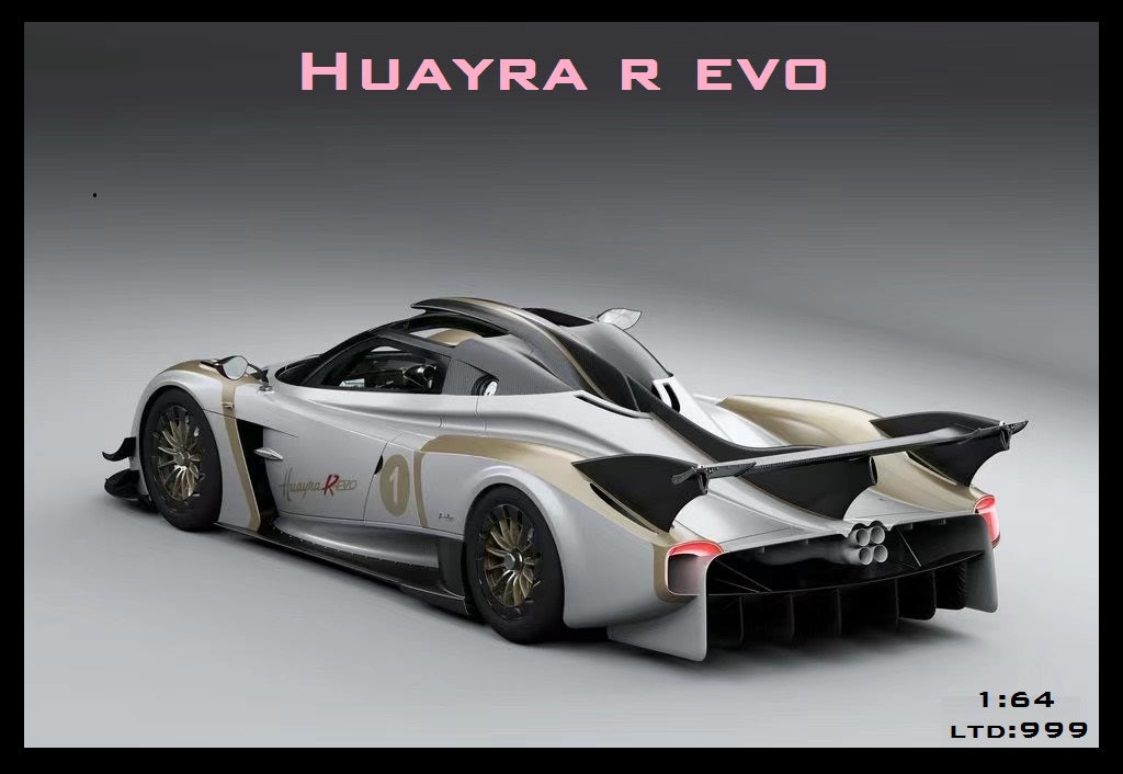 Top Models 1:64 Pagani Huayra R EVO Pearl White – Horizon Diecast