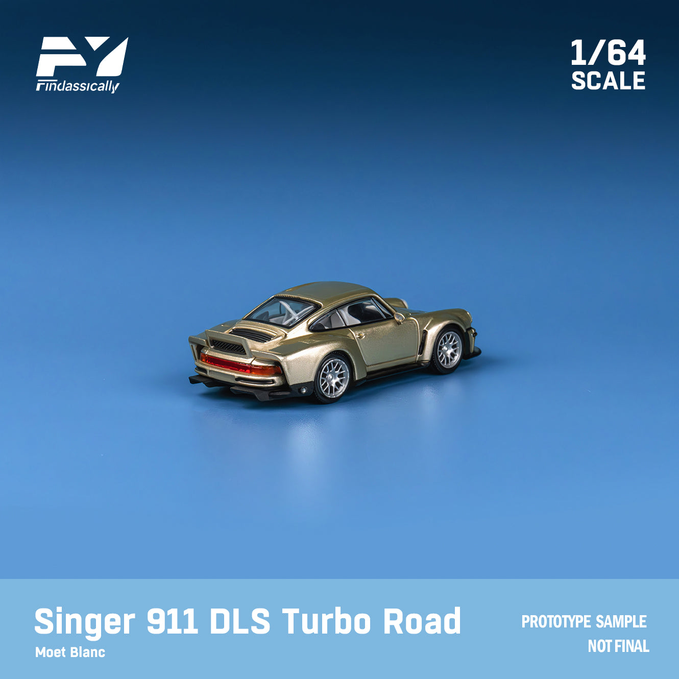 Finclassically 1:64 Porsche 911 Singer DLS Turbo (2 Colors