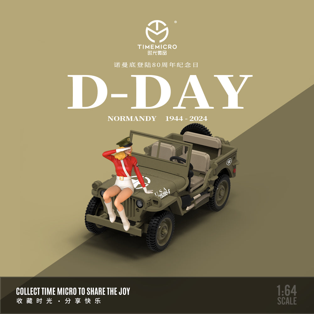 [Preorder] Time Micro 1:64 Jeep Willys MB D-Day Normandy