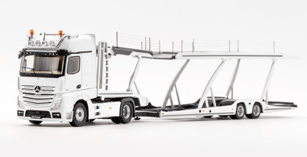 GCD 1:64 Mercedes-Benz Actros 2 (LHD)-white – Horizon Diecast