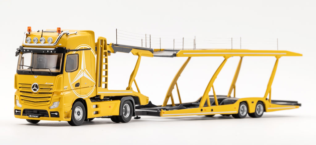 GCD 1:64 Mercedes-Benz Actros 2 (LHD)- Yellow – Horizon Diecast