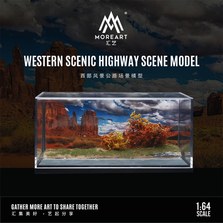 [Preorder] MoreArt 1:64 Western Scenic Highway Scene Model