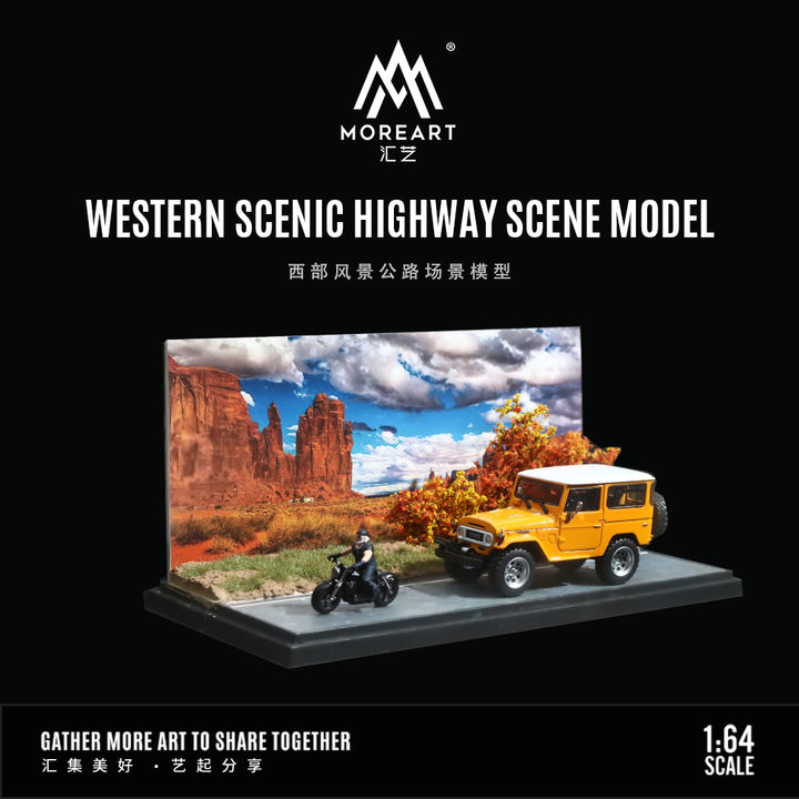 [Preorder] MoreArt 1:64 Western Scenic Highway Scene Model