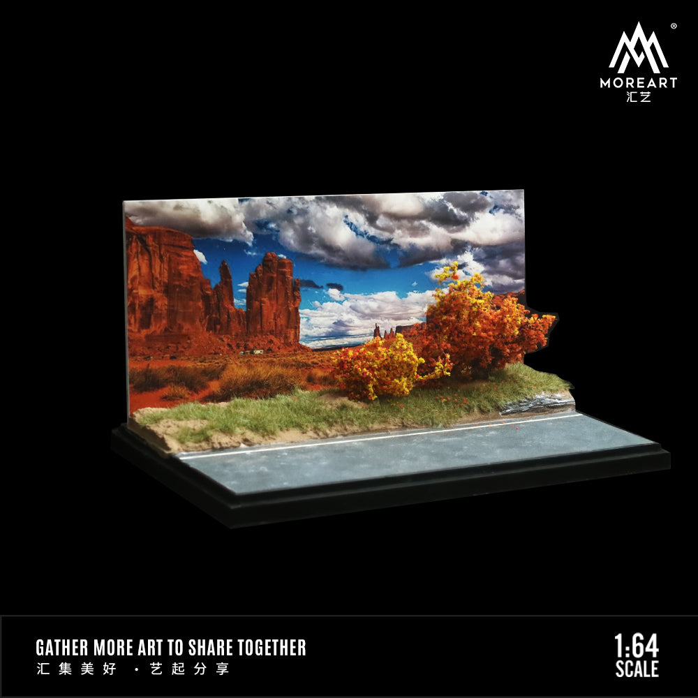 [Preorder] MoreArt 1:64 Western Scenic Highway Scene Model