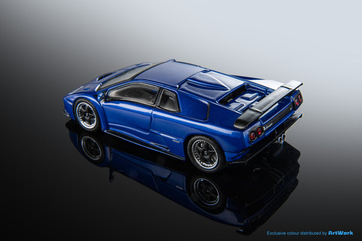 [Preorder] Stance Hunters 1:64 Lamborghini Diablo GT 1998 Metallic Blue