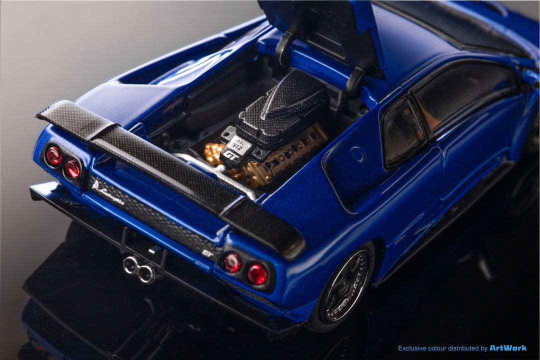 [Preorder] Stance Hunters 1:64 Lamborghini Diablo GT 1998 Metallic Blue