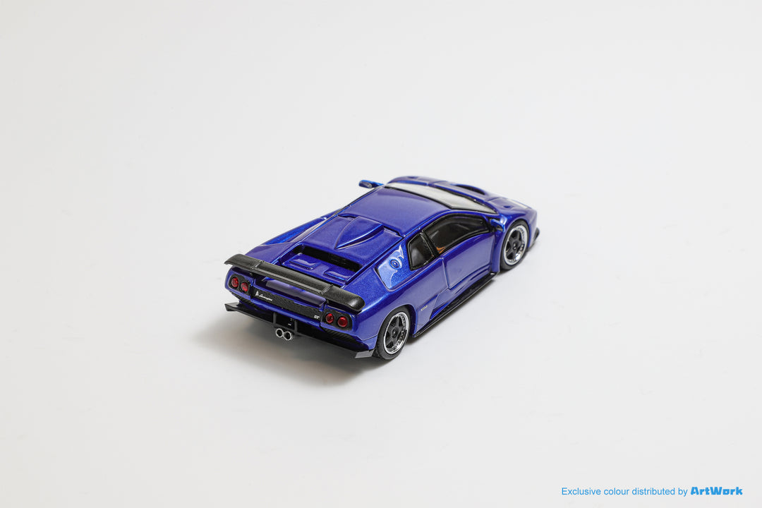 [Preorder] Stance Hunters 1:64 Lamborghini Diablo GT 1998 Metallic Blue