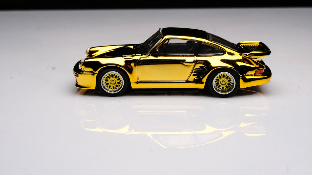 [Preorder] Mortal 1:64 Porsche 911 (930) Turbo - Chrome Gold