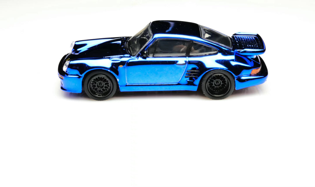 [Preorder] Mortal 1:64 Porsche 911 (930) Turbo - Chrome Blue