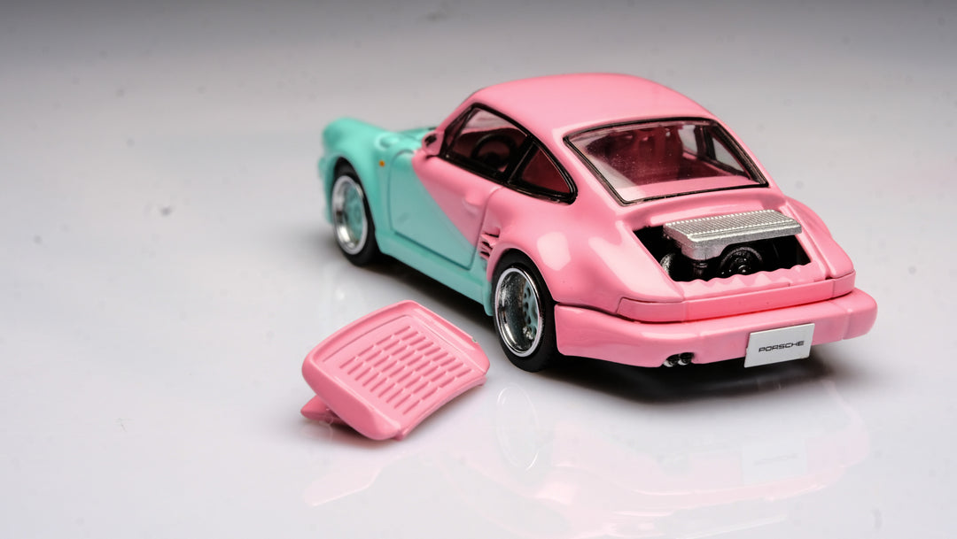 [Preorder] Mortal 1:64 Porsche 911 (930) Turbo - Pink/Green