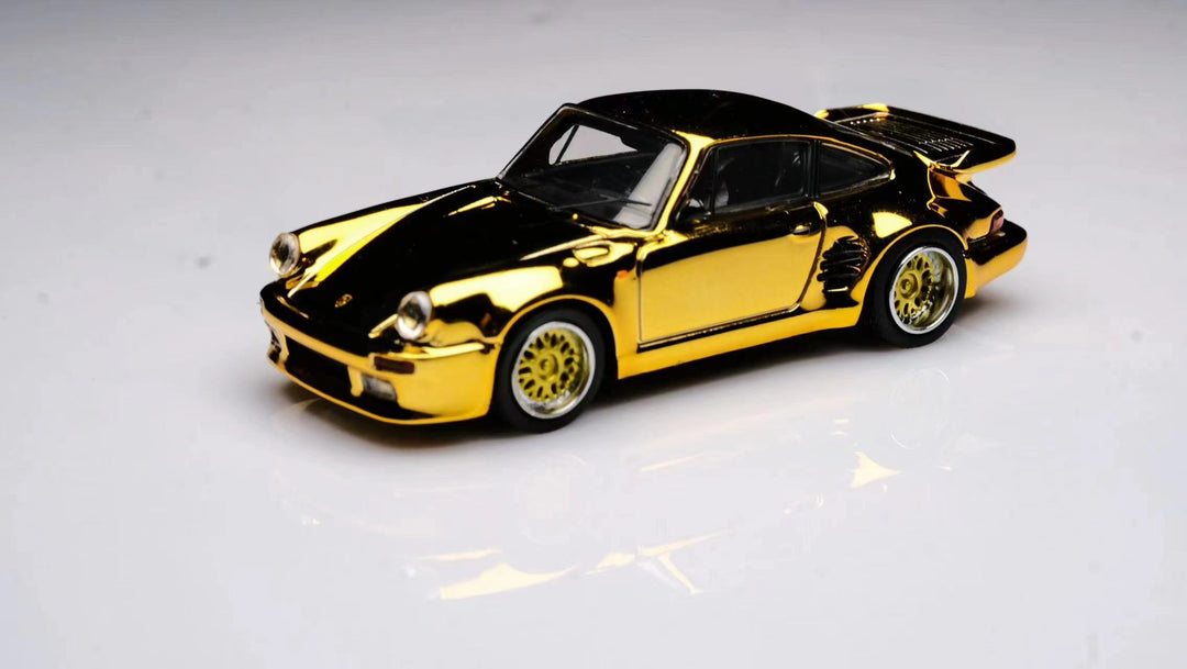 [Preorder] Mortal 1:64 Porsche 911 (930) Turbo - Chrome Gold