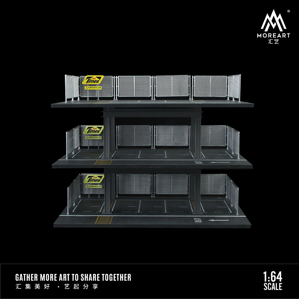 [Preorder] MoreArt 1:64 3 floors parking Scene diorama