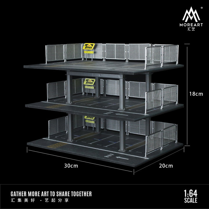 [Preorder] MoreArt 1:64 3 floors parking Scene diorama