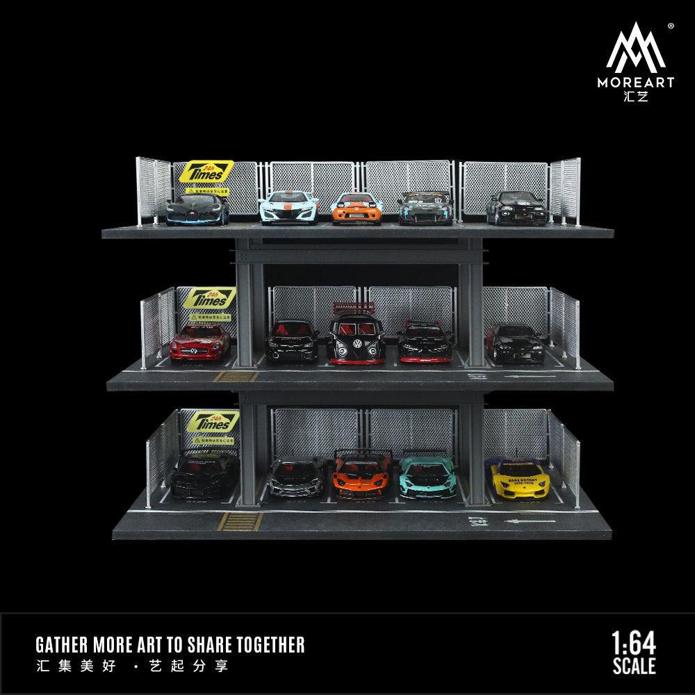 [Preorder] MoreArt 1:64 3 floors parking Scene diorama