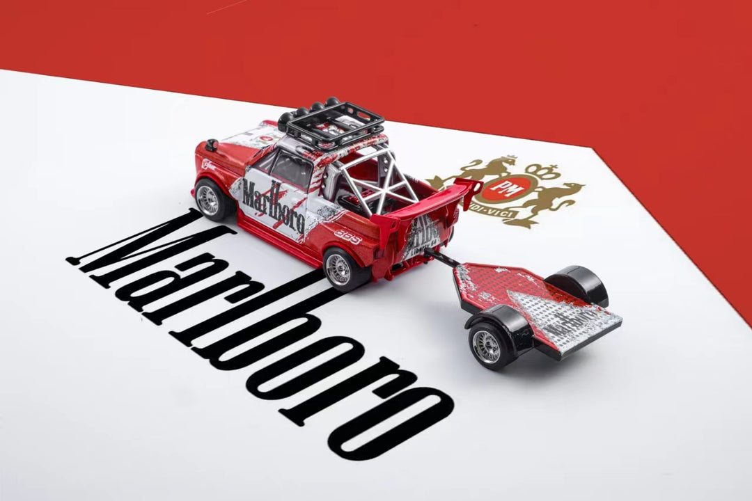 [Preorder] Liberty64 1:64 Honda Widebody Pickup - Marlboro