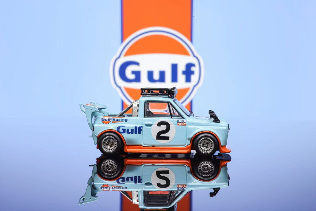 Liberty64 1:64 Honda Widebody Pickup - Gulf – Horizon Diecast
