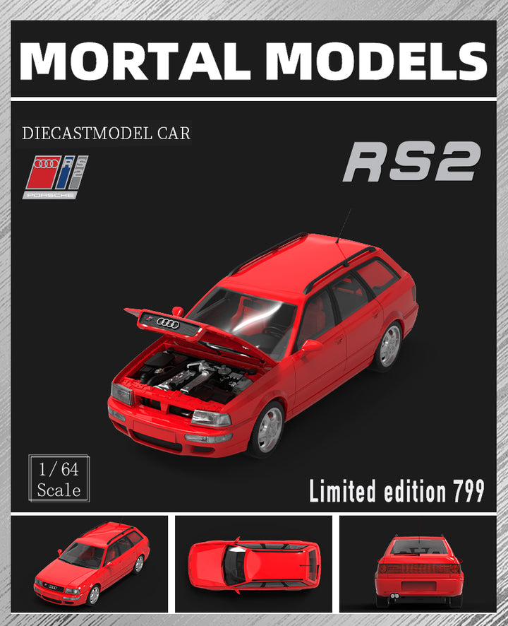 [Preorder] Mortal 1:64 Audi RS2 Avant - Red