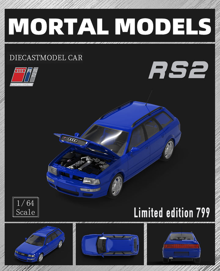 [Preorder] Mortal 1:64 Audi RS2 Avant - Blue