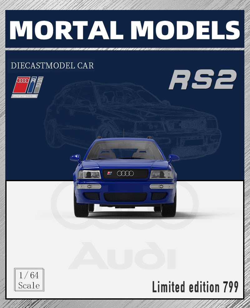 [Preorder] Mortal 1:64 Audi RS2 Avant - Blue