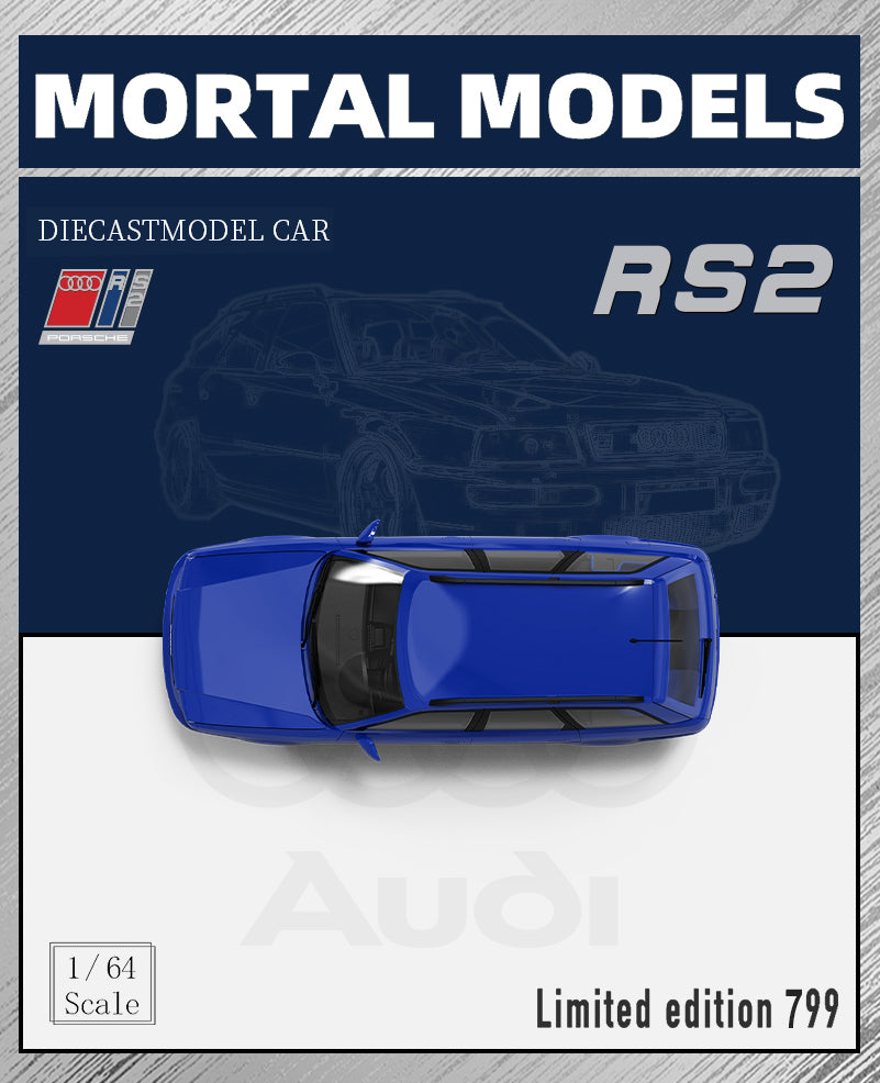 [Preorder] Mortal 1:64 Audi RS2 Avant - Blue