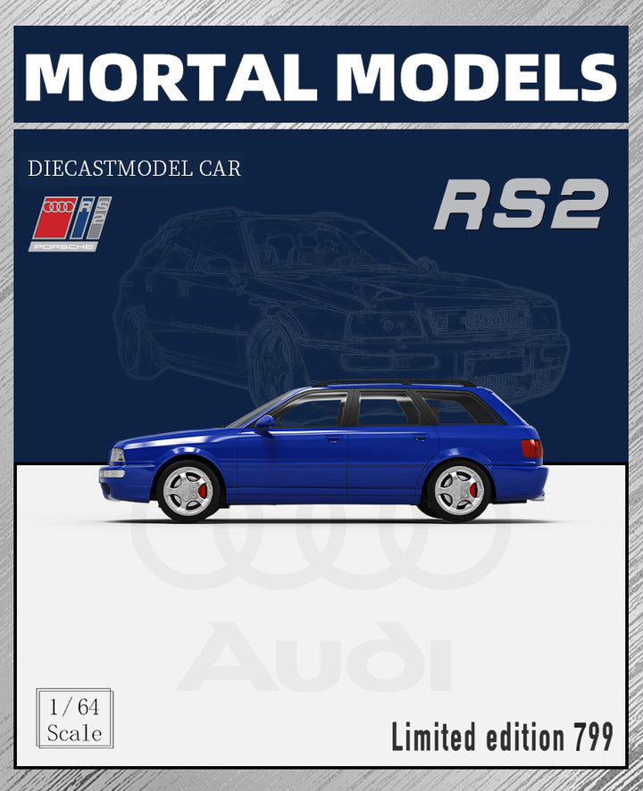 [Preorder] Mortal 1:64 Audi RS2 Avant - Blue