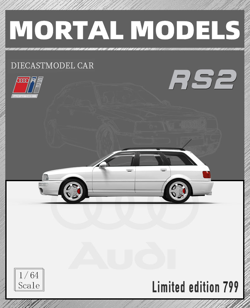 [Preorder] Mortal 1:64 Audi RS2 Avant - White