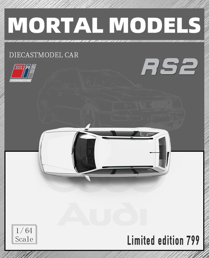 [Preorder] Mortal 1:64 Audi RS2 Avant - White