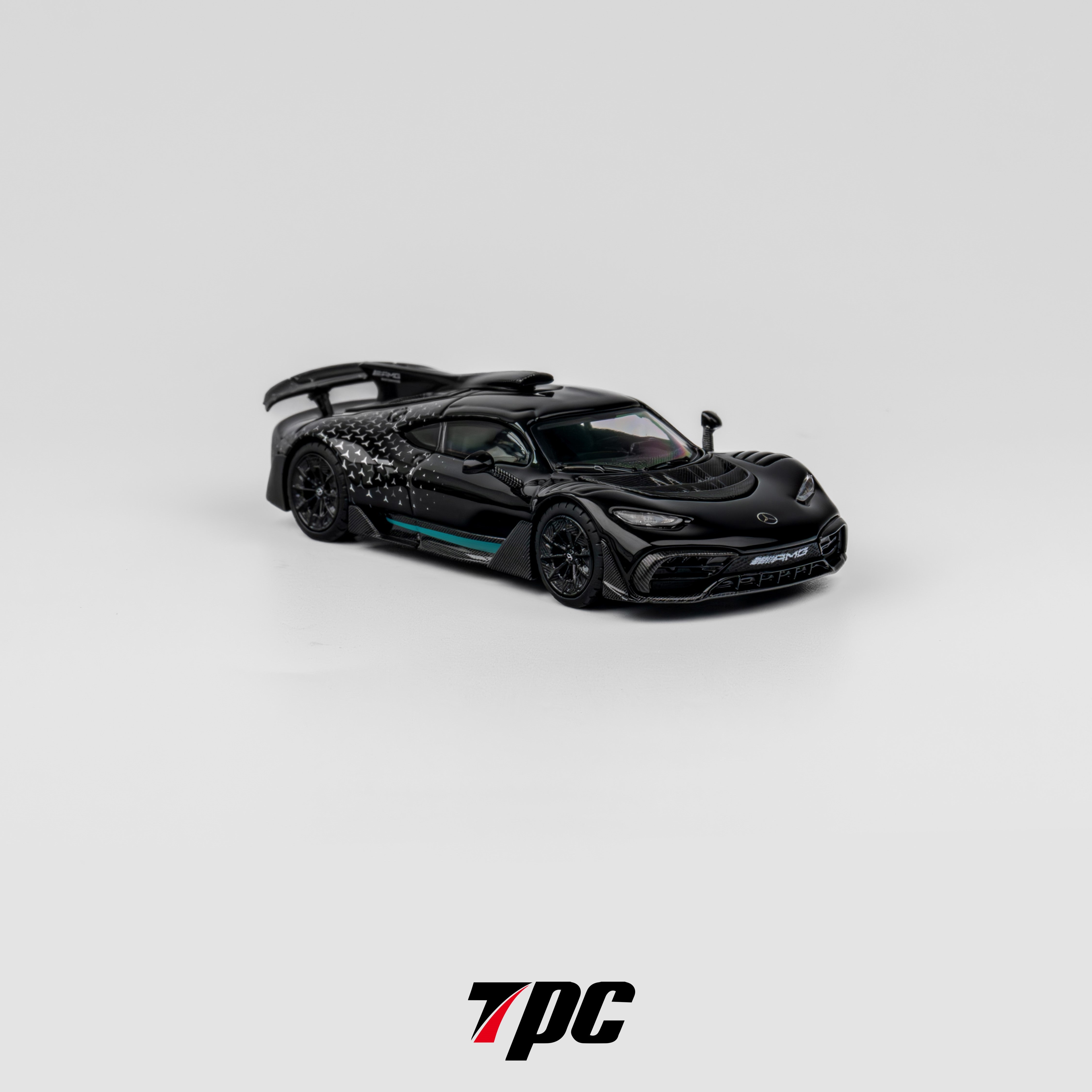 TPC 1:64 Mercedes-Benz AMG ONE- Black stars – Horizon Diecast