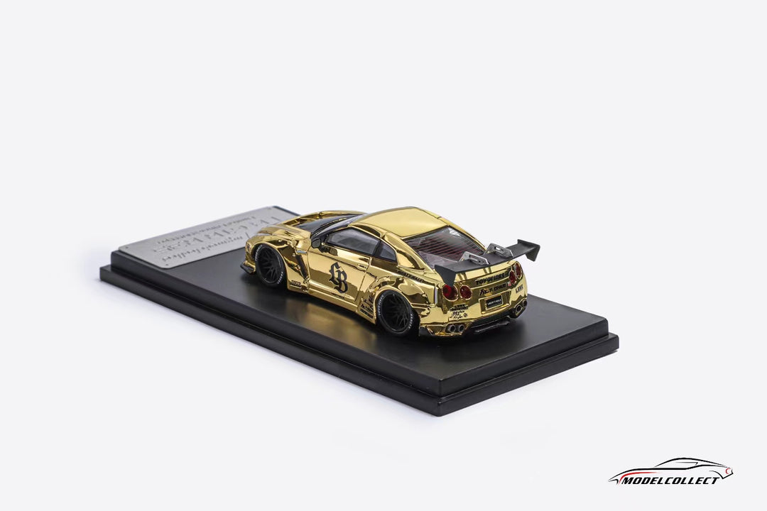 [Preorder] Model Collect 1:64 Nissan GTR R35 LB 1.5 version Chrome Gold