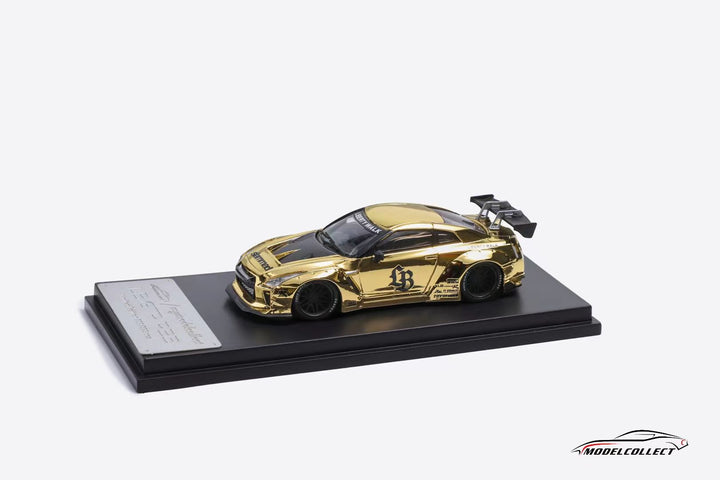 [Preorder] Model Collect 1:64 Nissan GTR R35 LB 1.5 version Chrome Gold