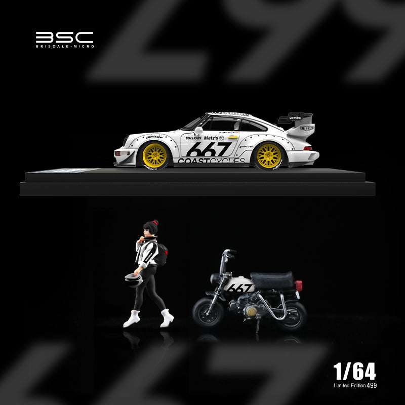 [Preorder] BSC 1:64 RWB 964 #667 White (3 Versions)