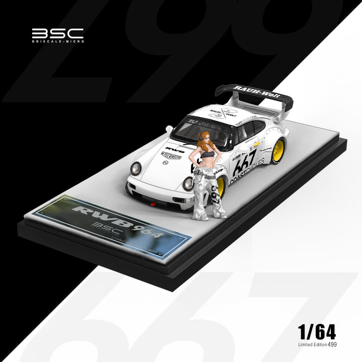 [Preorder] BSC 1:64 RWB 964 #667 White (3 Versions)