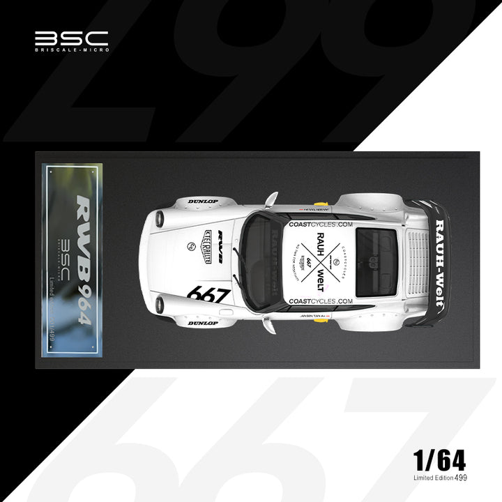 [Preorder] BSC 1:64 RWB 964 #667 White (3 Versions)