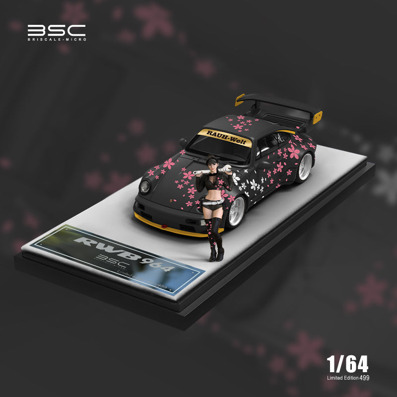 [Preorder] BSC 1:64 RWB 964 Sakura Black (2 Versions)