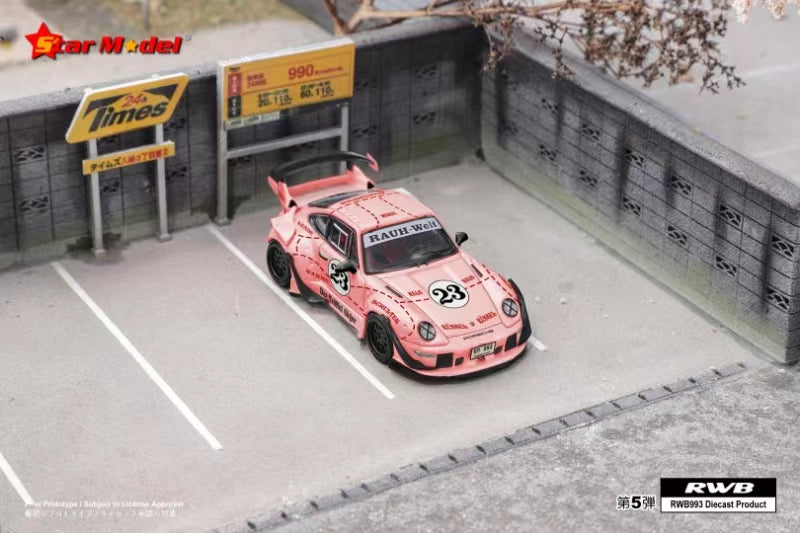 [Preorder] Star Model 1:64 RWB 993 GT Wing Pink Pig (2 Versions)