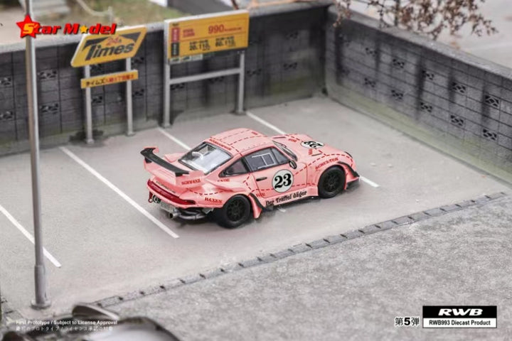 [Preorder] Star Model 1:64 RWB 993 GT Wing Pink Pig (2 Versions)