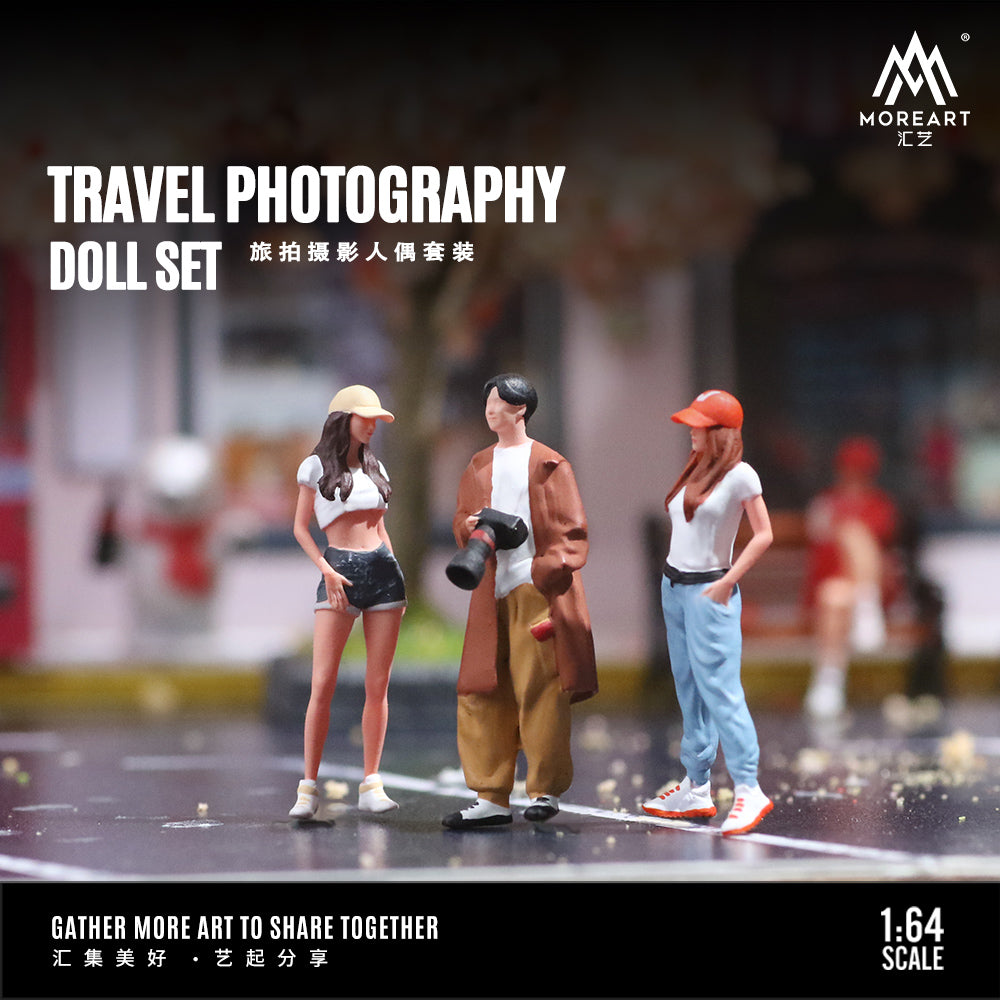 [Preorder] MoreArt 1:64 TRAVEL PHOTOGRAPHY DOLL SET