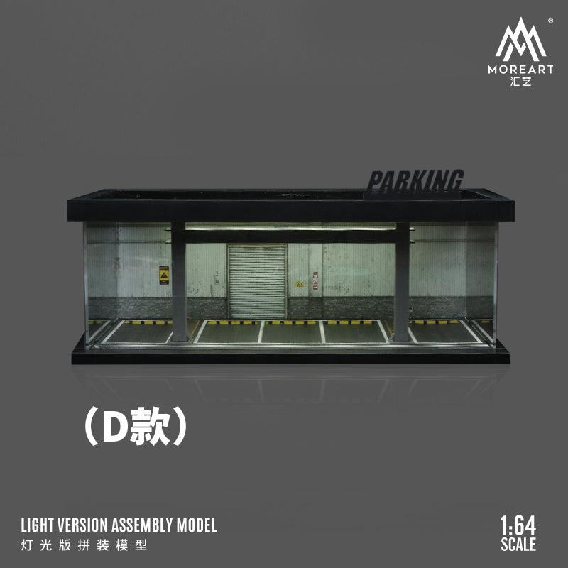 [Preorder] MoreArt 1:64 FOUR THEMED PARKING LOT LIGHTING SCENE MODELS (4 Variants)