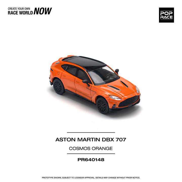 [Preorder] POPRACE 1:64 ASTON MARTIN DBX 707 - COSMOS ORANGE PR640148