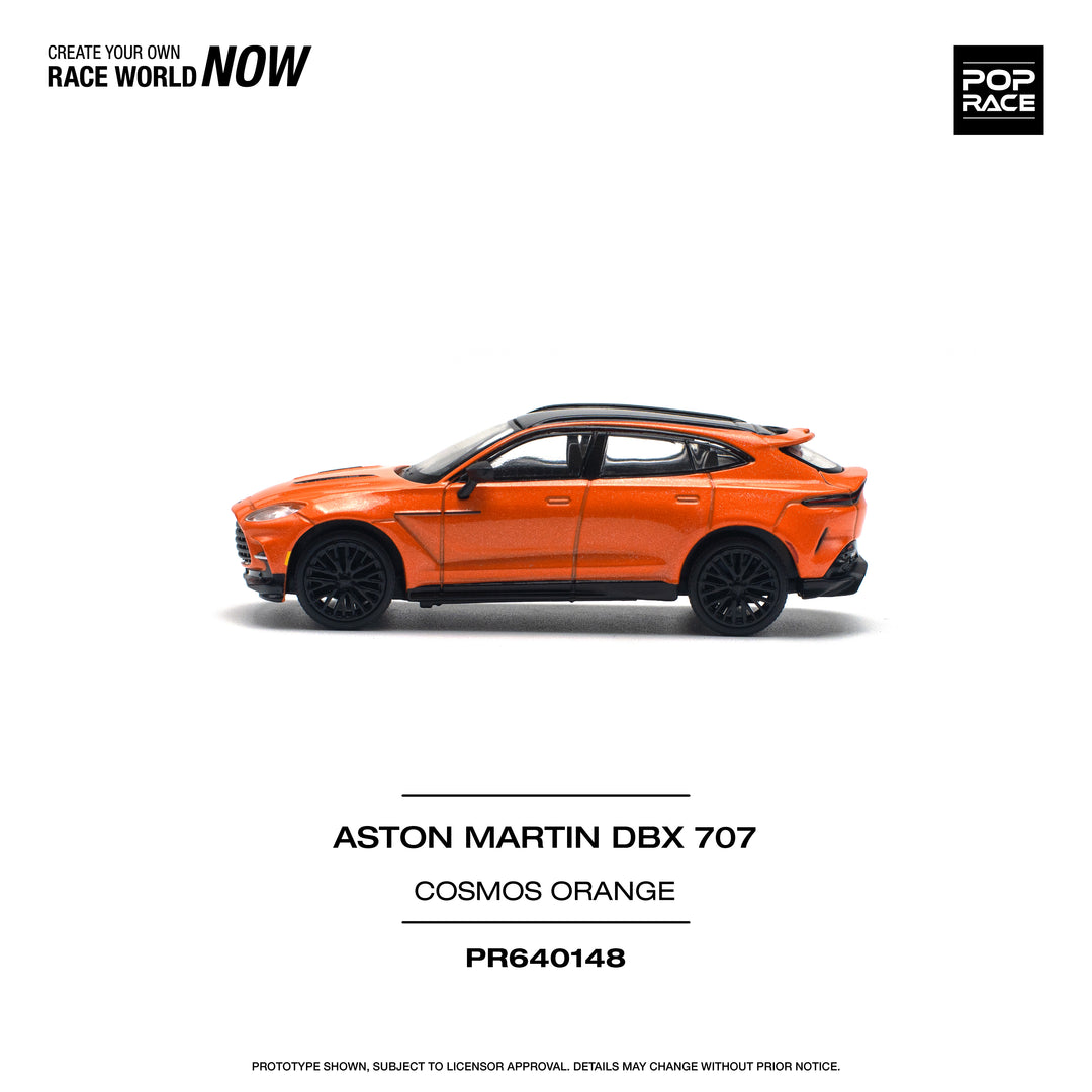 [Preorder] POPRACE 1:64 ASTON MARTIN DBX 707 - COSMOS ORANGE PR640148