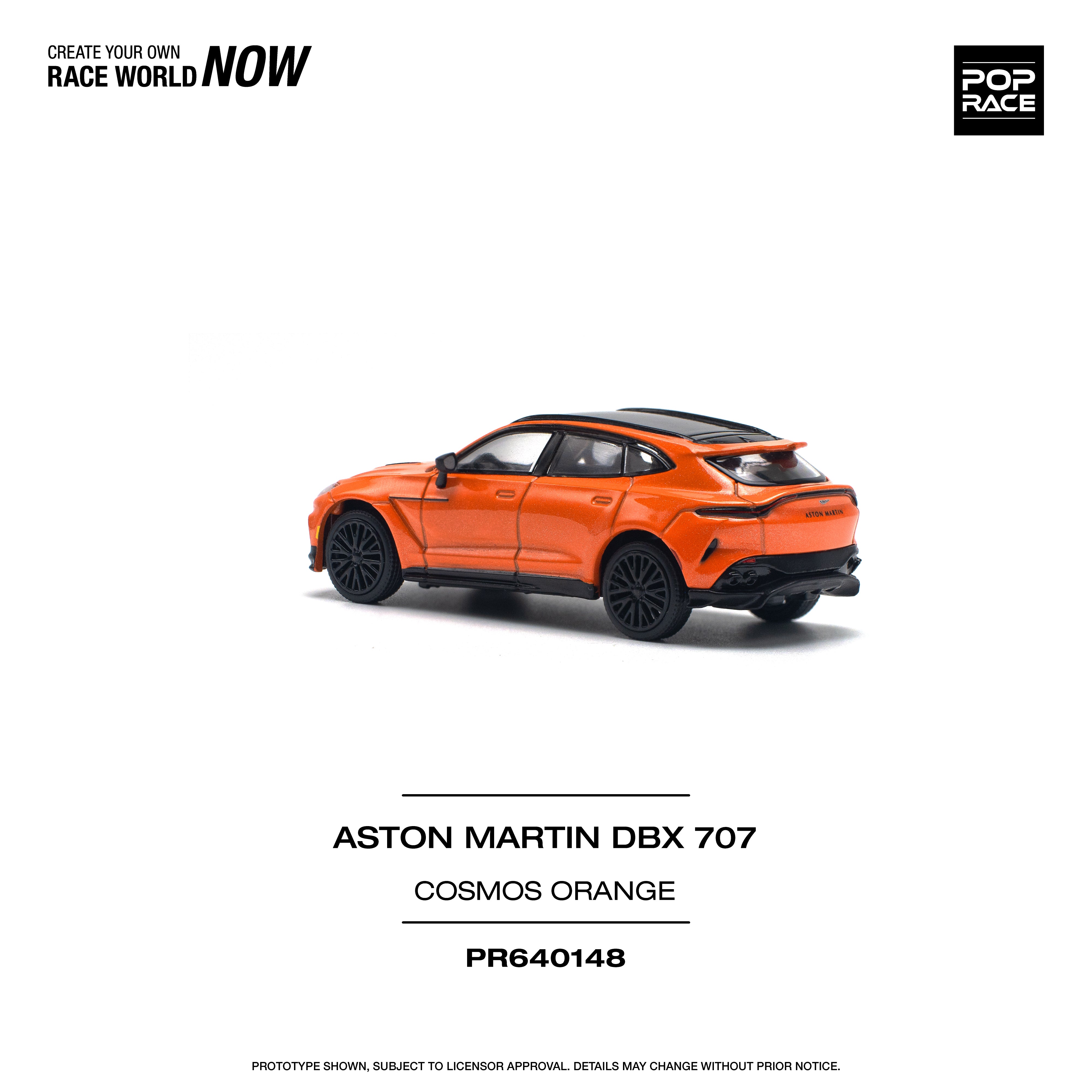 ジュリアン POPRACE 1:64 ASTON MARTIN DBX 707 - COSMOS ORANGE PR640148