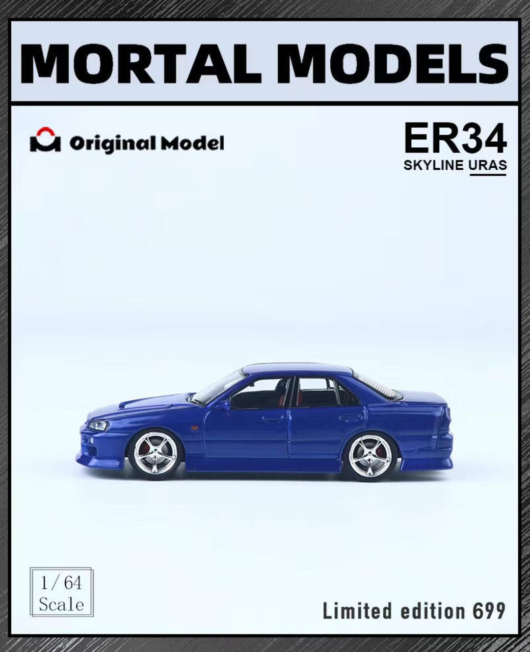 [Preorder] Mortal X Original Model 1:64 Nissan Skyline ER34 URAS (3 Colours)