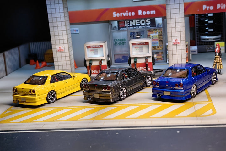 [Preorder] Mortal X Original Model 1:64 Nissan Skyline ER34 URAS (3 Colours)