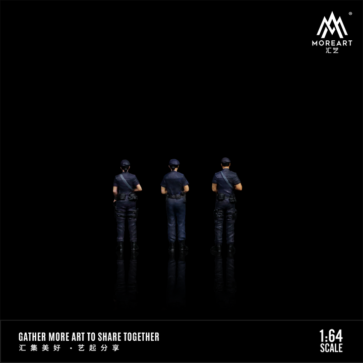 [Preorder] MoreArt 1:64 HONG KONG SPECIAL POLICE DOLL SET