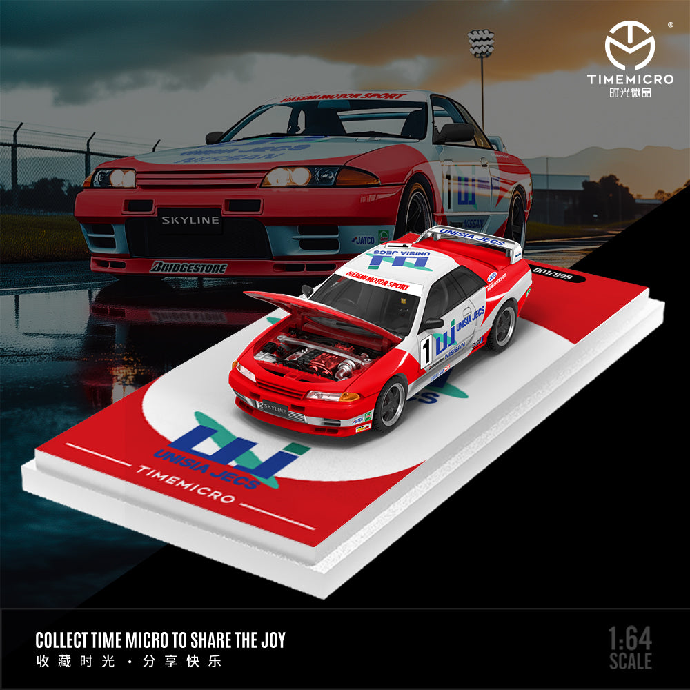 [Preorder] Time Micro 1:64 Nissan GTR R32 Racing Livery (4 Versions)