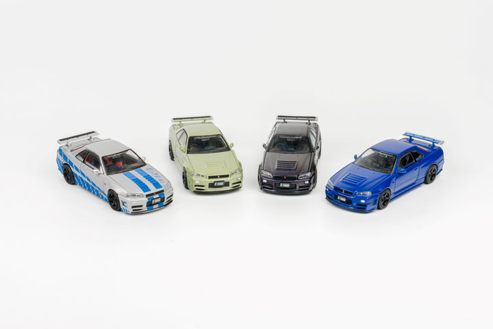 [Preorder] TOPART & DCT 1:64 Nissan GTR R34 Z-TUNE (4 Colors)